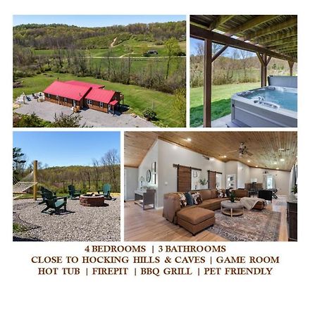 Spacious Cabin Near Hocking Hills And Caves With Hot Tub And Firepit Laurelville 외부 사진