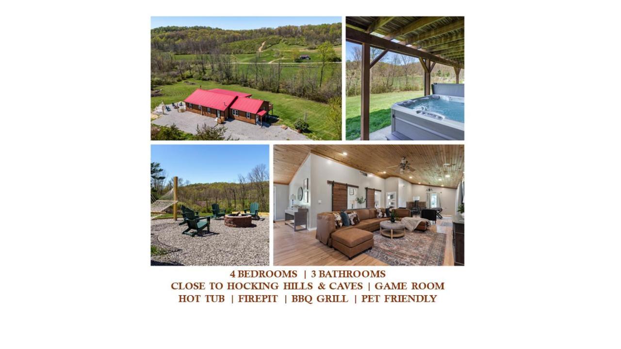 Spacious Cabin Near Hocking Hills And Caves With Hot Tub And Firepit Laurelville 외부 사진